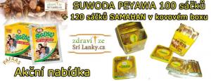 Akční balíček Samahan v kovovém boxu 120 sáčků + Suwoda Peyawa – balení 100 sáčků