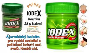 ájurvédský balzám IODEX - double power 18 g (bolesti zad, kloubů, svalů atd.)