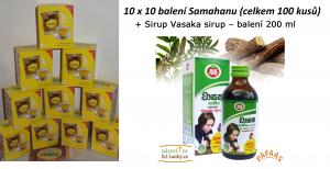 Samahan 100 ks + Vasaka sirup – balení 200 ml