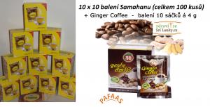 Samahan 100 ks + Ginger Coffee-  balení 10 sáčků á 4 g