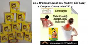Samahan 100 ks + Camphor Cream balení 50 g