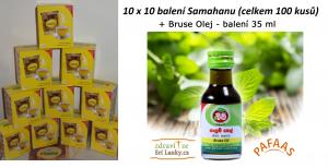Samahan 100 ks + Bruse Olej - balení 35 ml