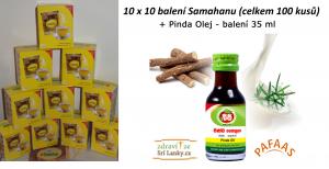 Samahan 100 ks + Pinda Olej - balení 35 ml