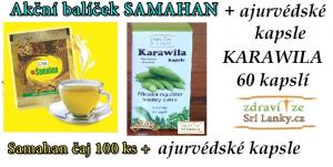 Samahan - bylinný čaj (balení 100 ks) + KARAWILA kapsle 60 ks