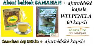 Samahan - bylinný čaj (balení 100 ks) + WELPENELA kapsle 60 ks